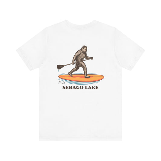 Sebago Lake Sasquatch Adventure Tee - Unisex Jersey Short Sleeve T-Shirt
