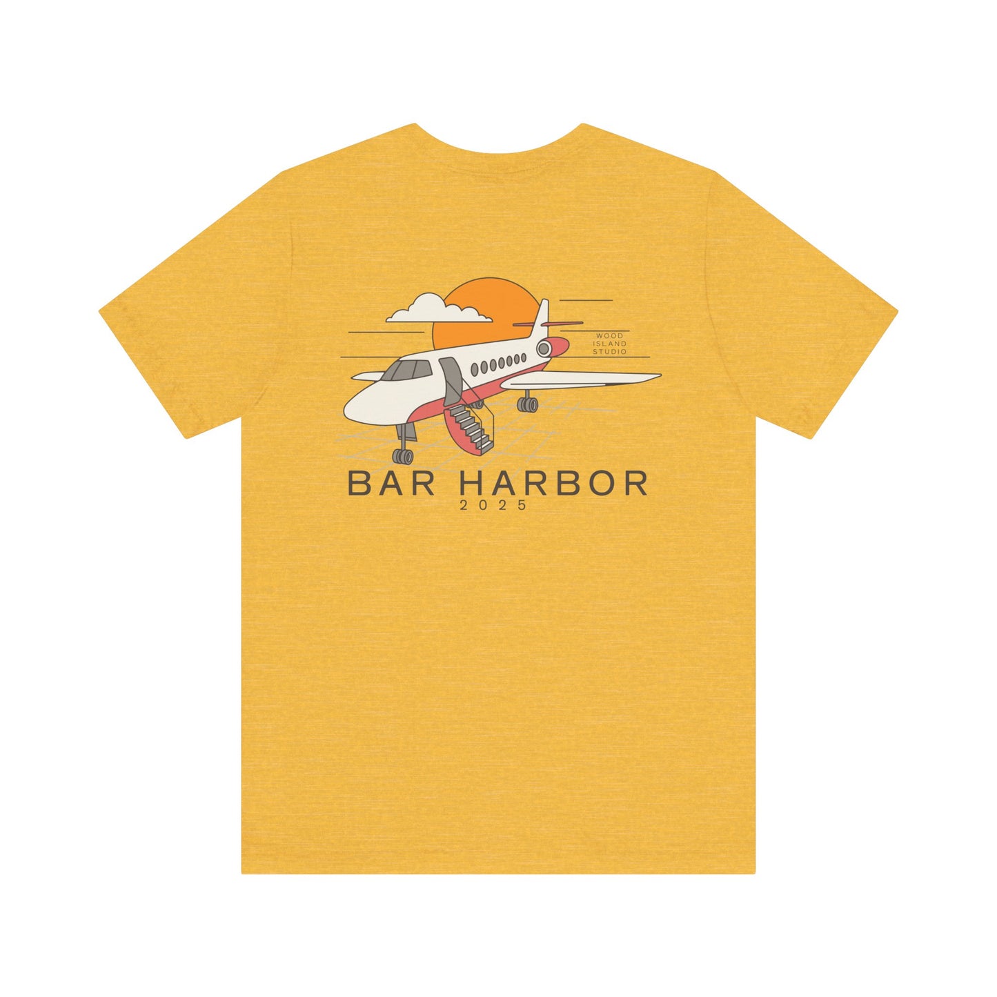 Bar Harbor Maine Aviation Graphic Tee