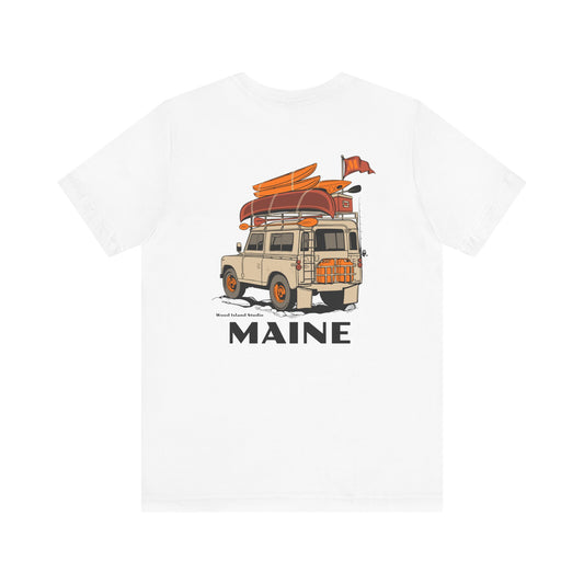 Maine Adventure Unisex Short Sleeve Tee - Perfect for Summer Trips!