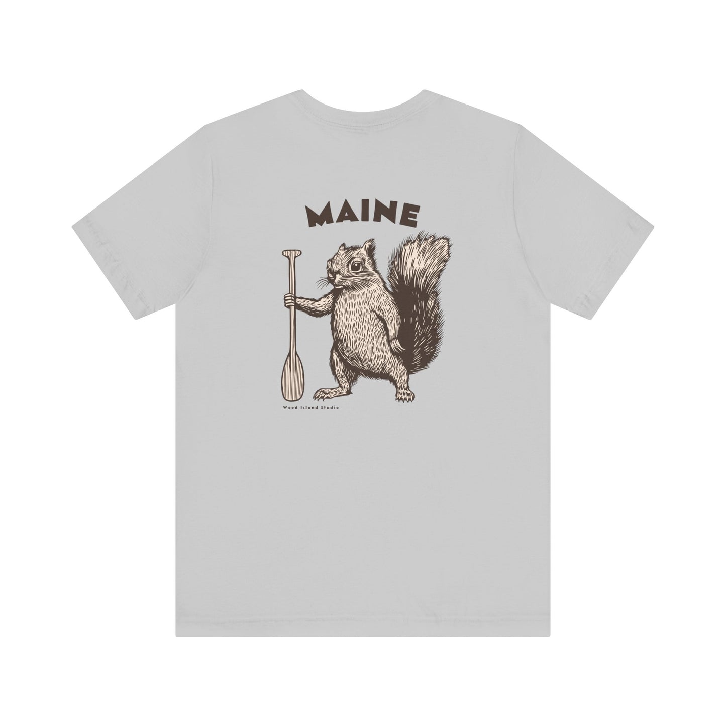 Maine Oar Squirrel Graphic Unisex Tee