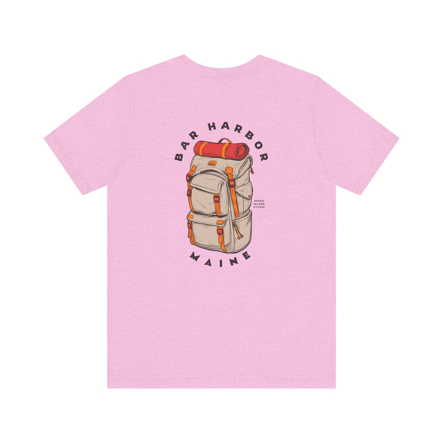 Bar Harbor Maine Backpacking Graphic Tee