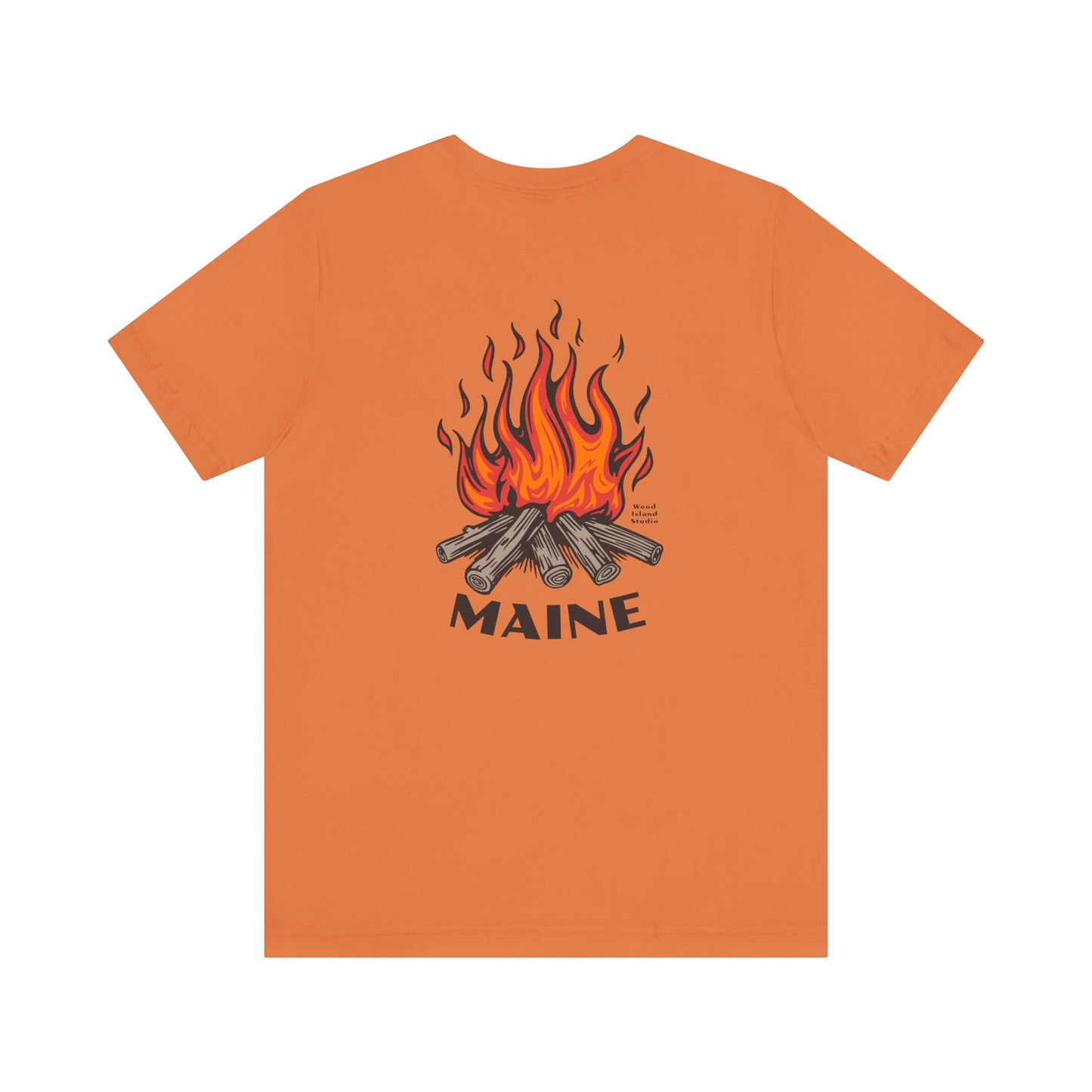Maine Campfire Graphic Unisex Tee
