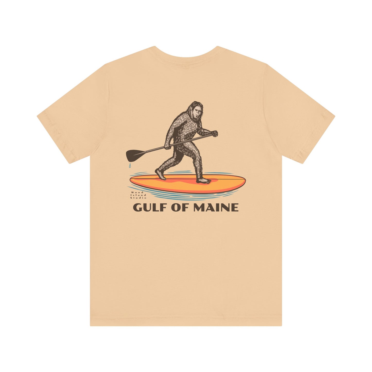 Gulf of Maine Sasquatch Yeti Bigfoot Adventure Tee - Unisex Jersey Short Sleeve T-Shirt