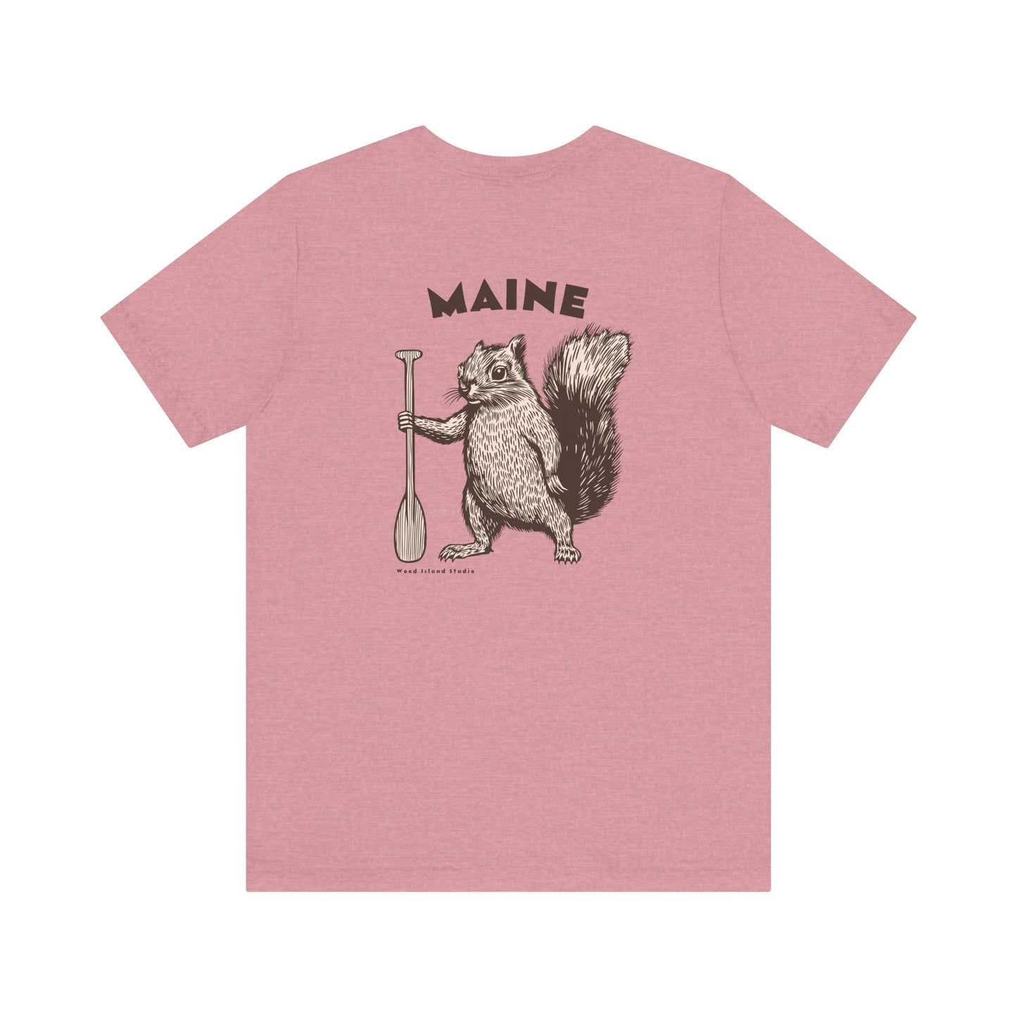 Maine Oar Squirrel Graphic Unisex Tee