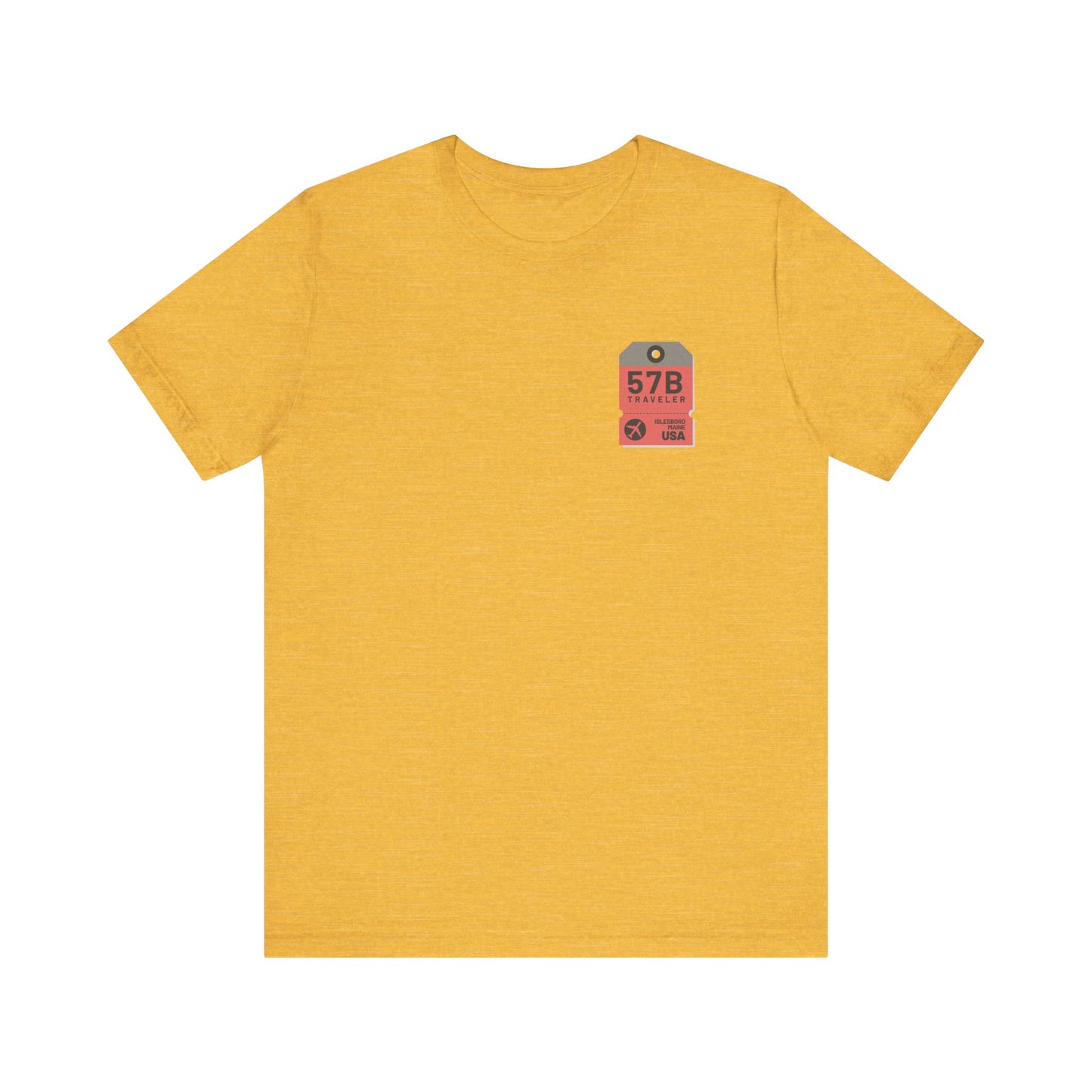 Islesboro Maine Luggage Tag Graphic Tee 57B