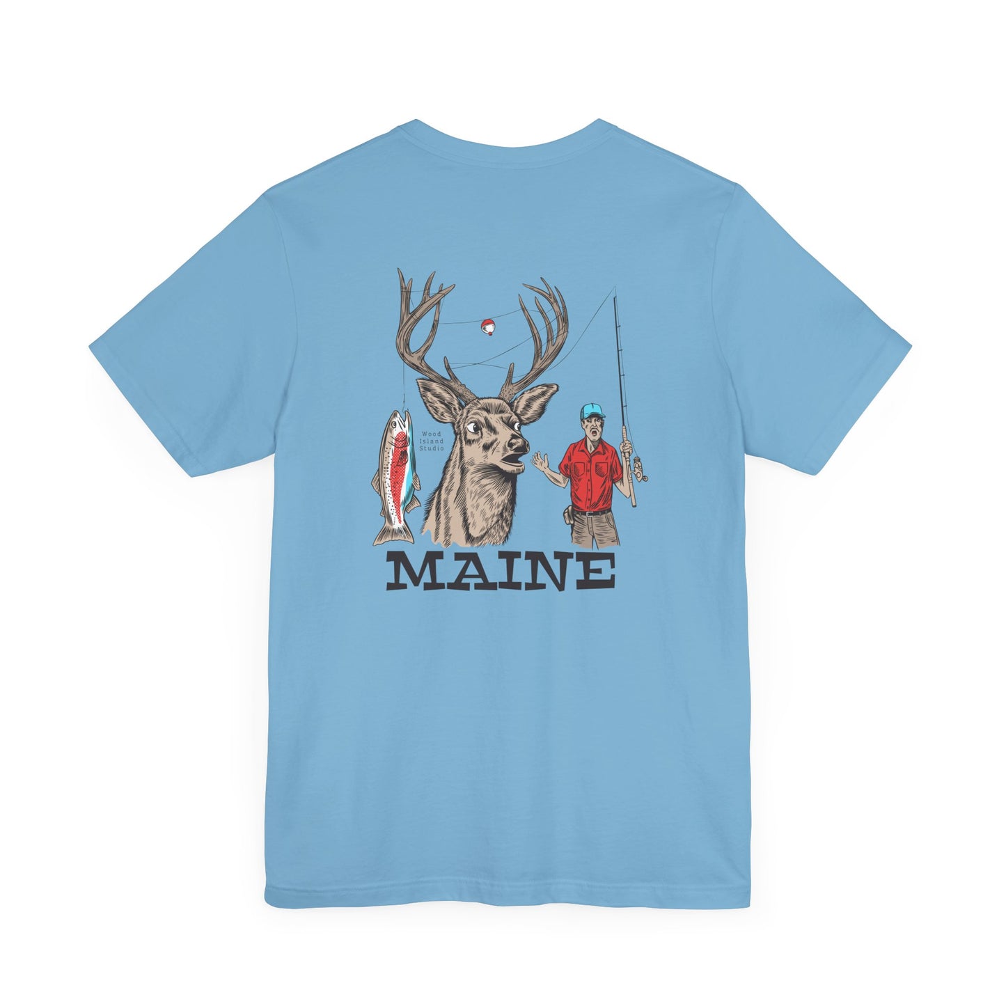 Maine Sportsman Graphic Unisex Tee
