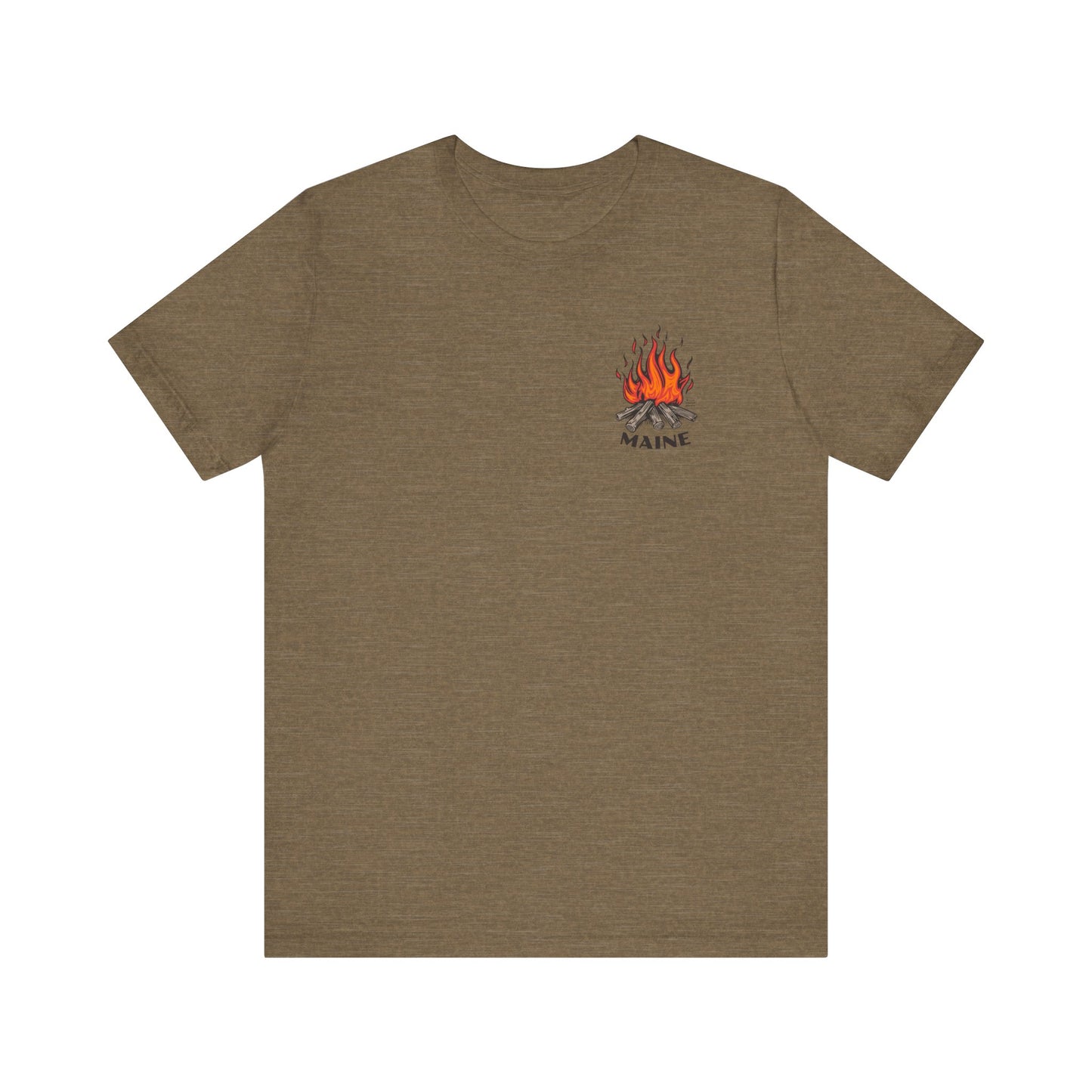 Maine Campfire Graphic Unisex Tee