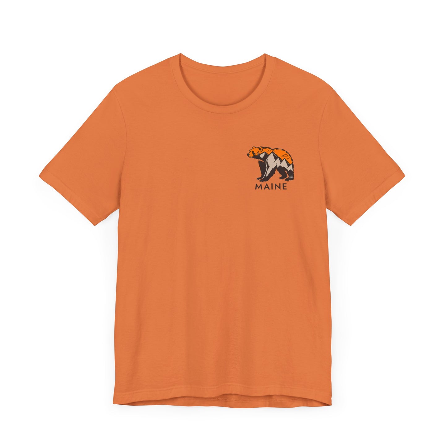 Maine Mountain Bear Graphic Unisex Tee