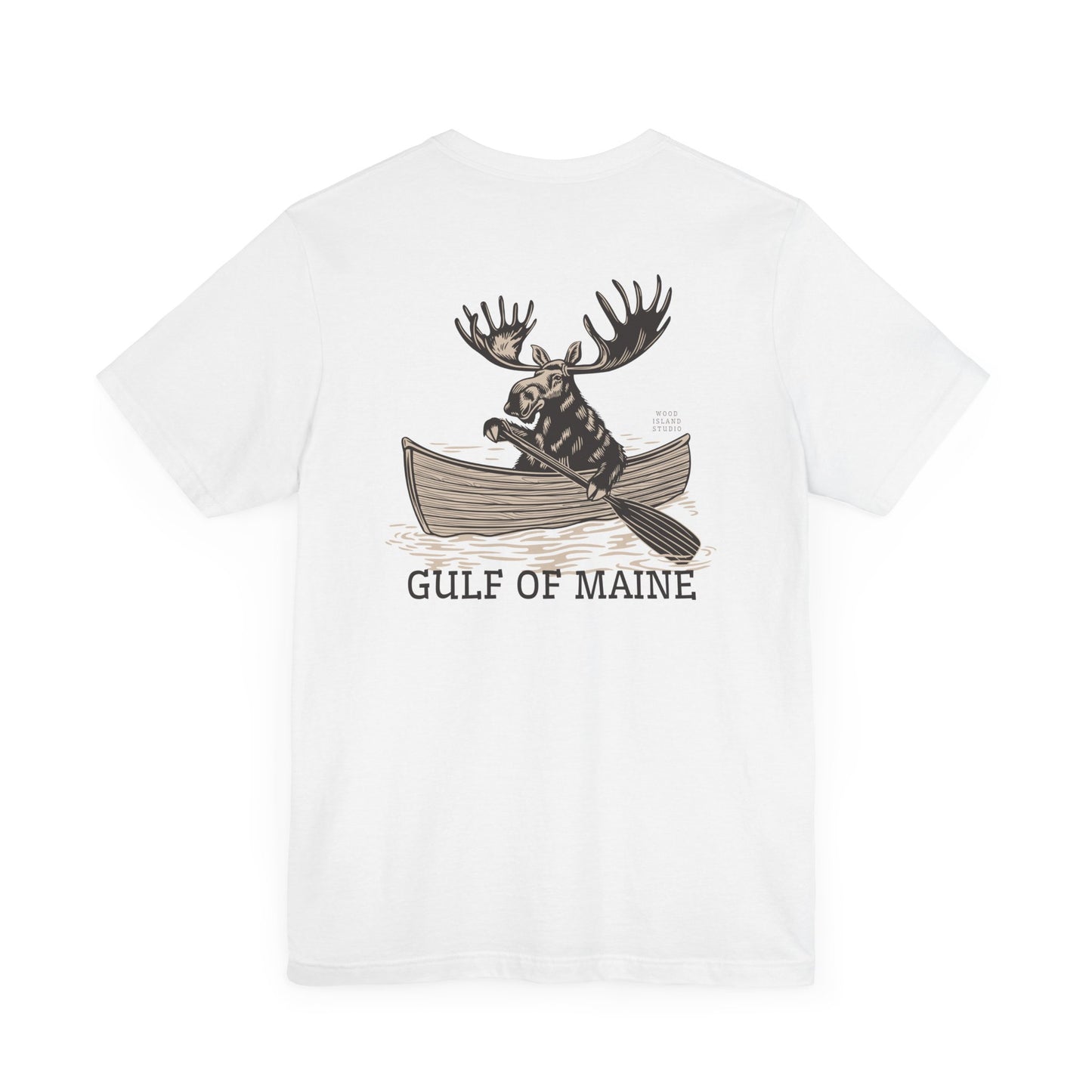 Gulf of Maine Rowing Moose Graphic Tee
