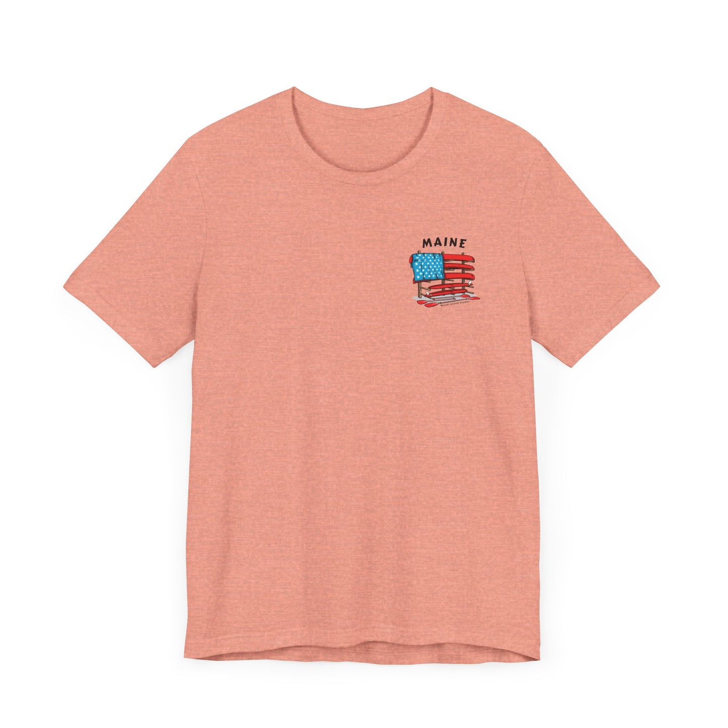 Maine Graphic Unisex Tee - Celebrate Patriotism with Style