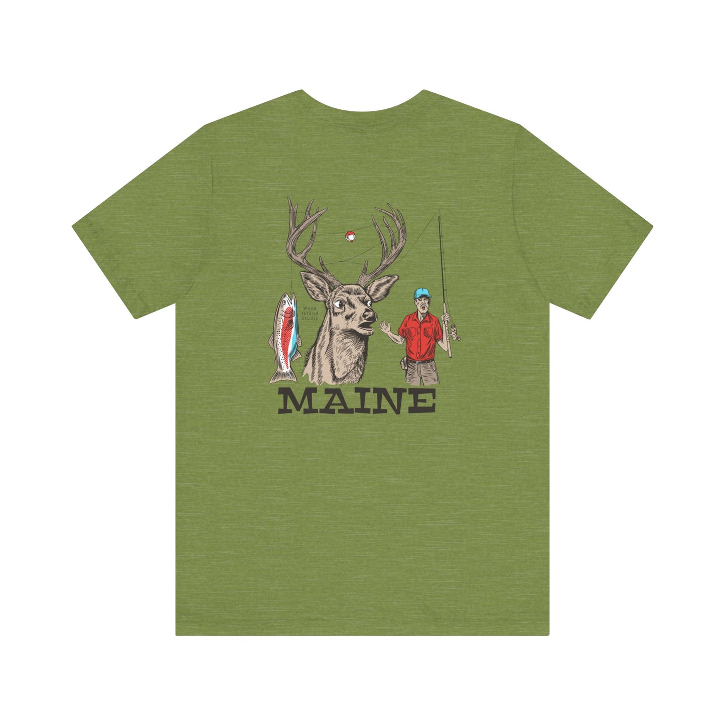 Maine Sportsman Graphic Unisex Tee