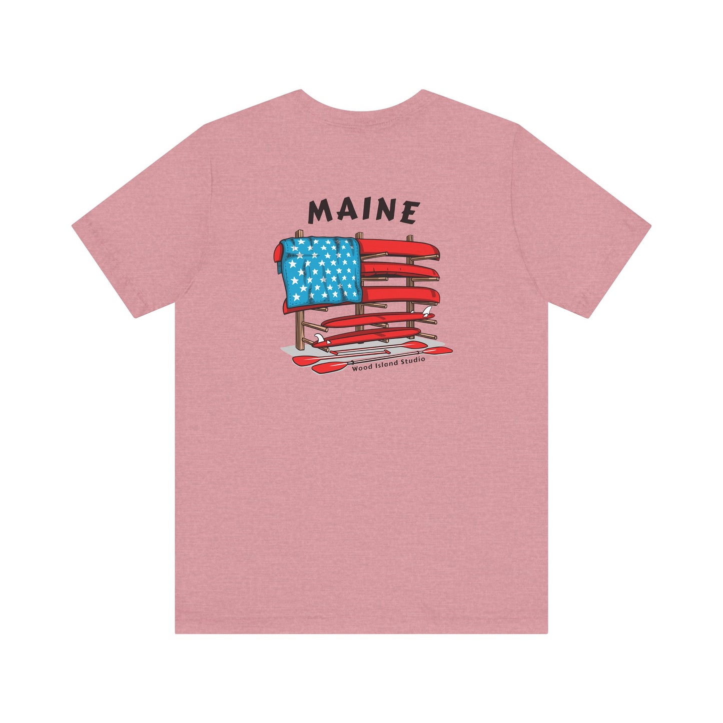 Maine Graphic Unisex Tee - Celebrate Patriotism with Style