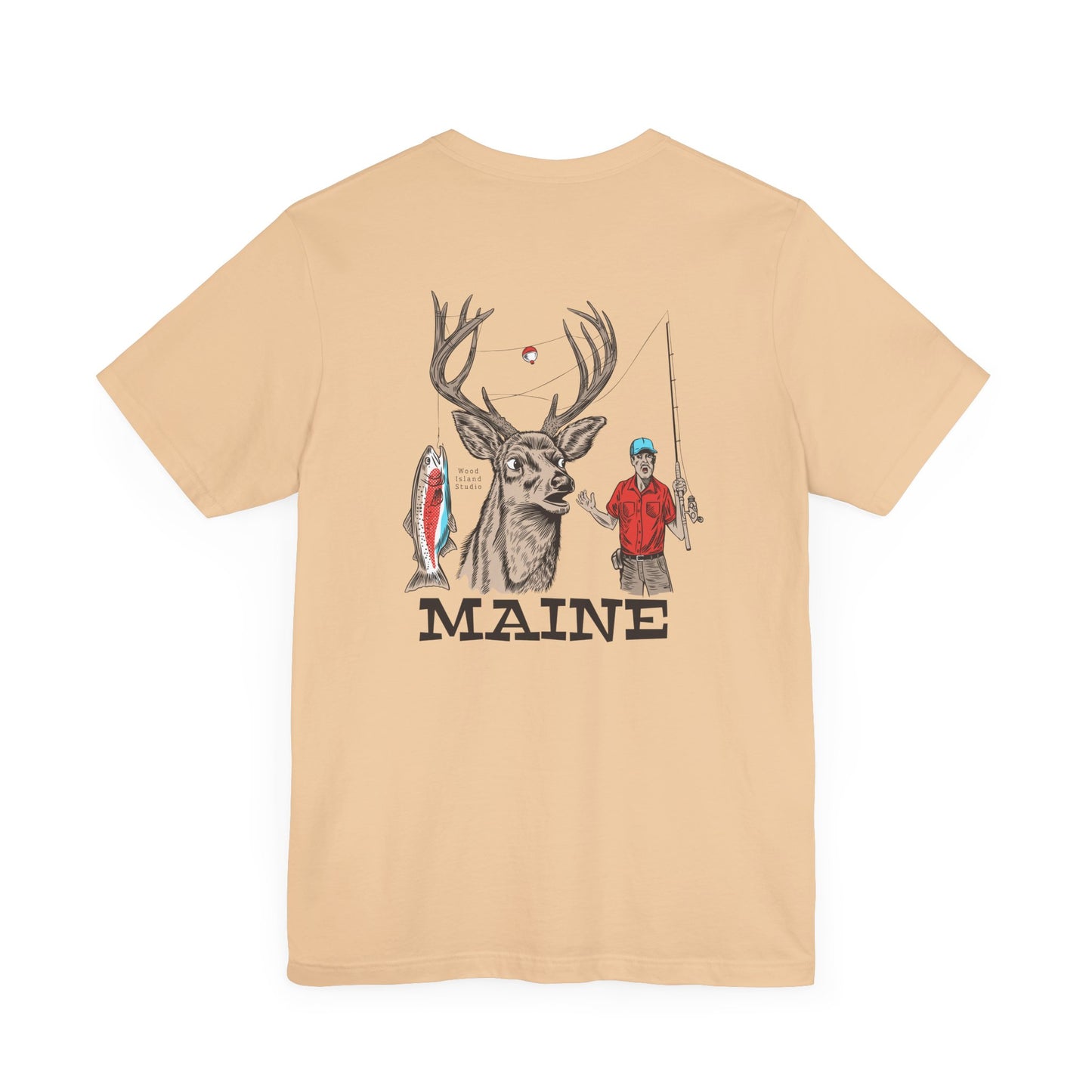 Maine Sportsman Graphic Unisex Tee