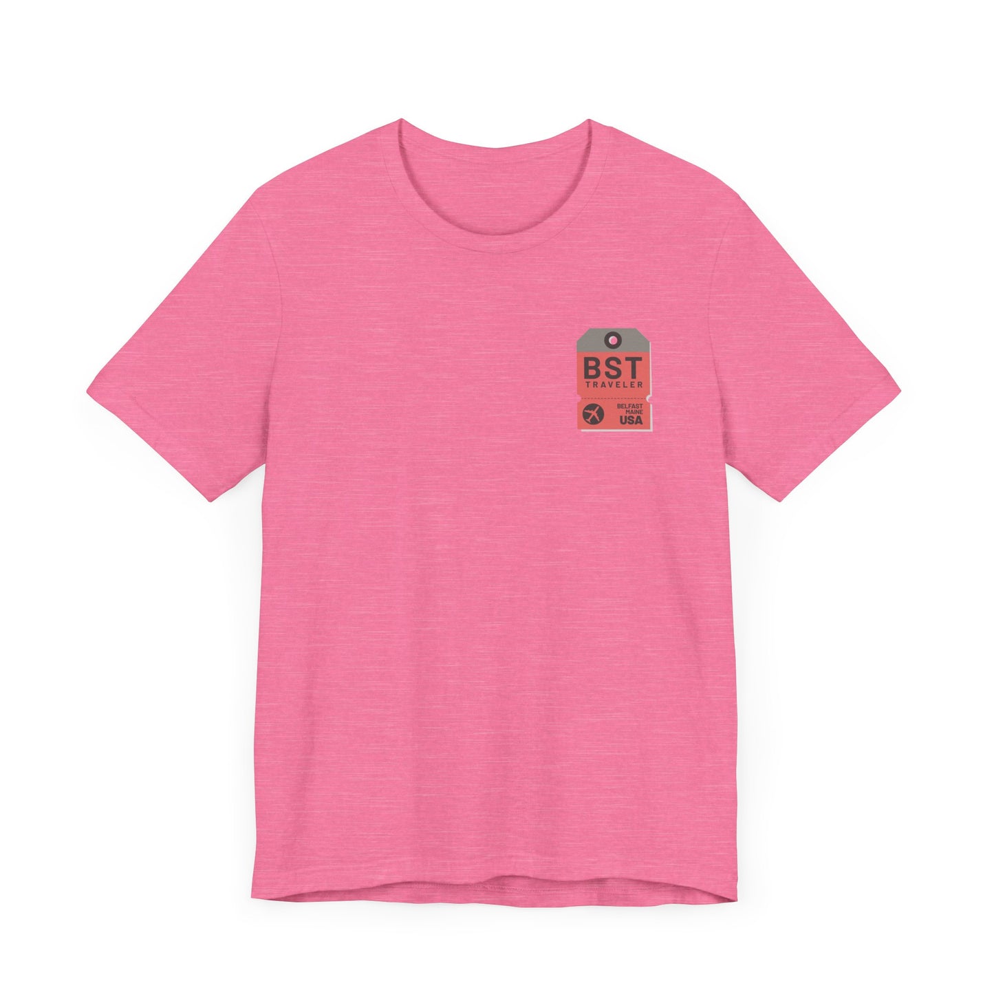 Belfast Maine Luggage Tag Graphic Tee BST