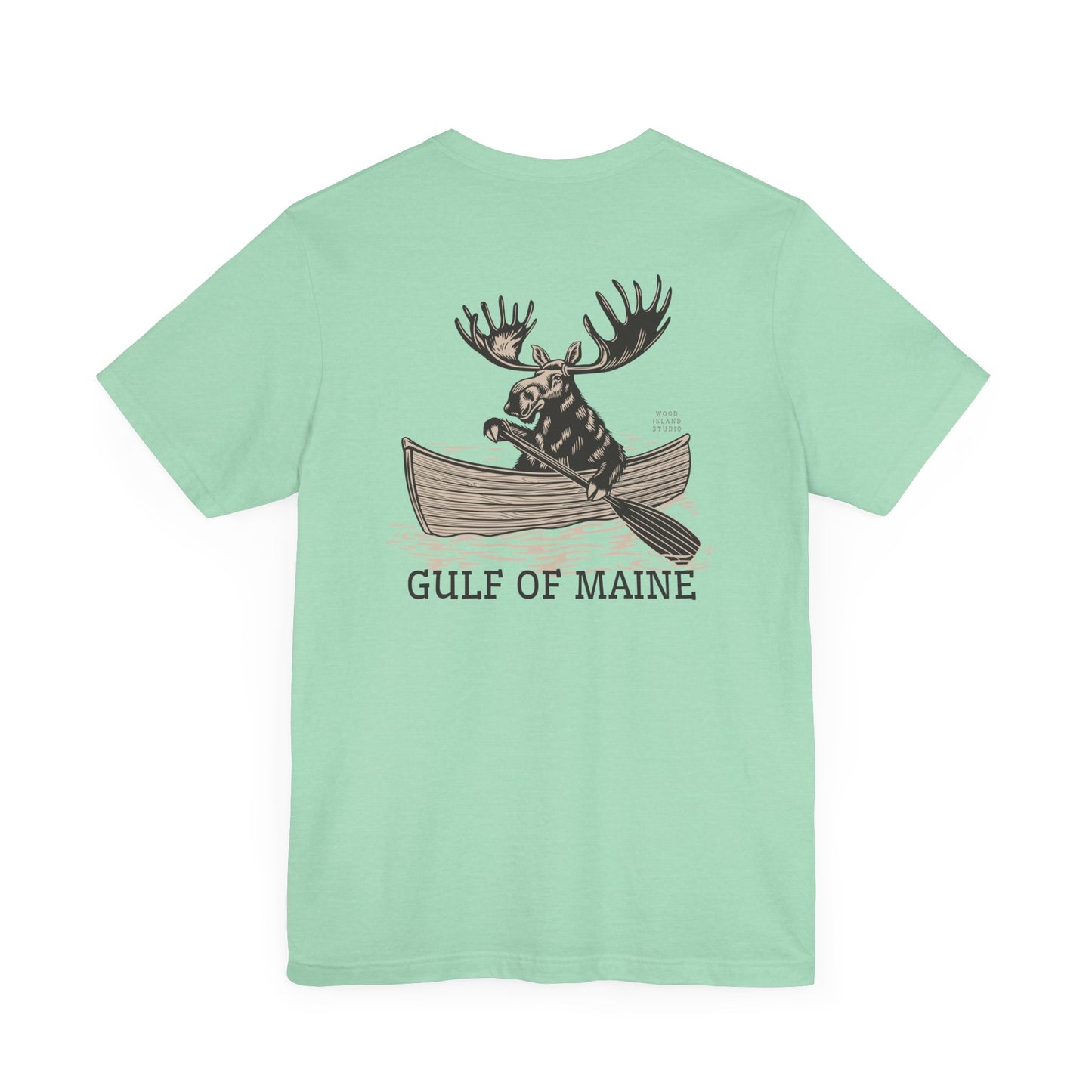 Gulf of Maine Rowing Moose Graphic Tee