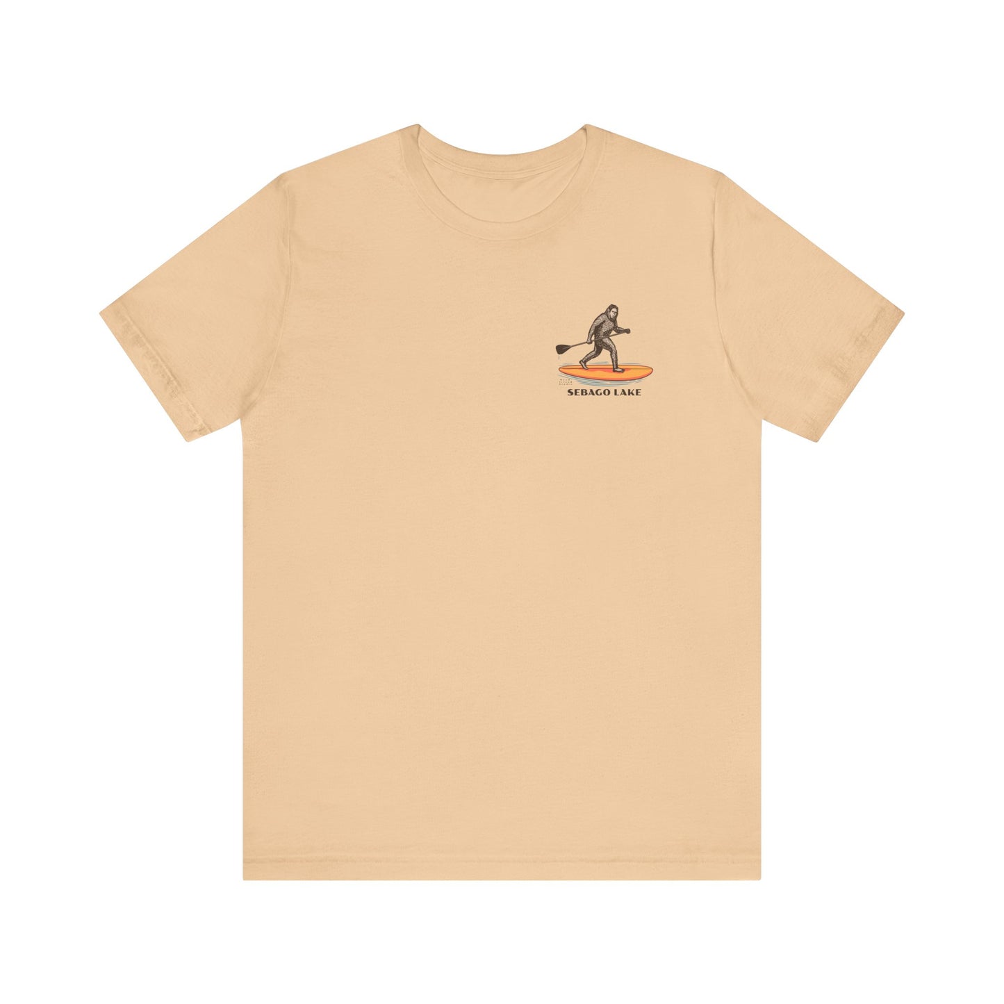 Sebago Lake Sasquatch Adventure Tee - Unisex Jersey Short Sleeve T-Shirt