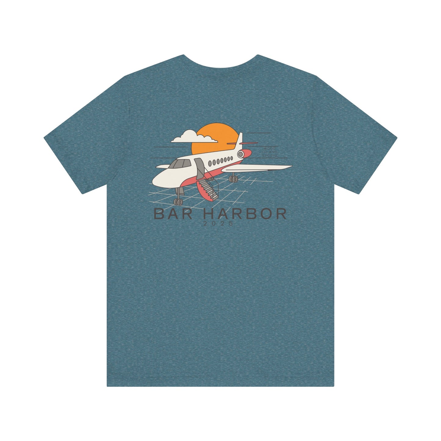 Bar Harbor Maine Aviation Graphic Tee