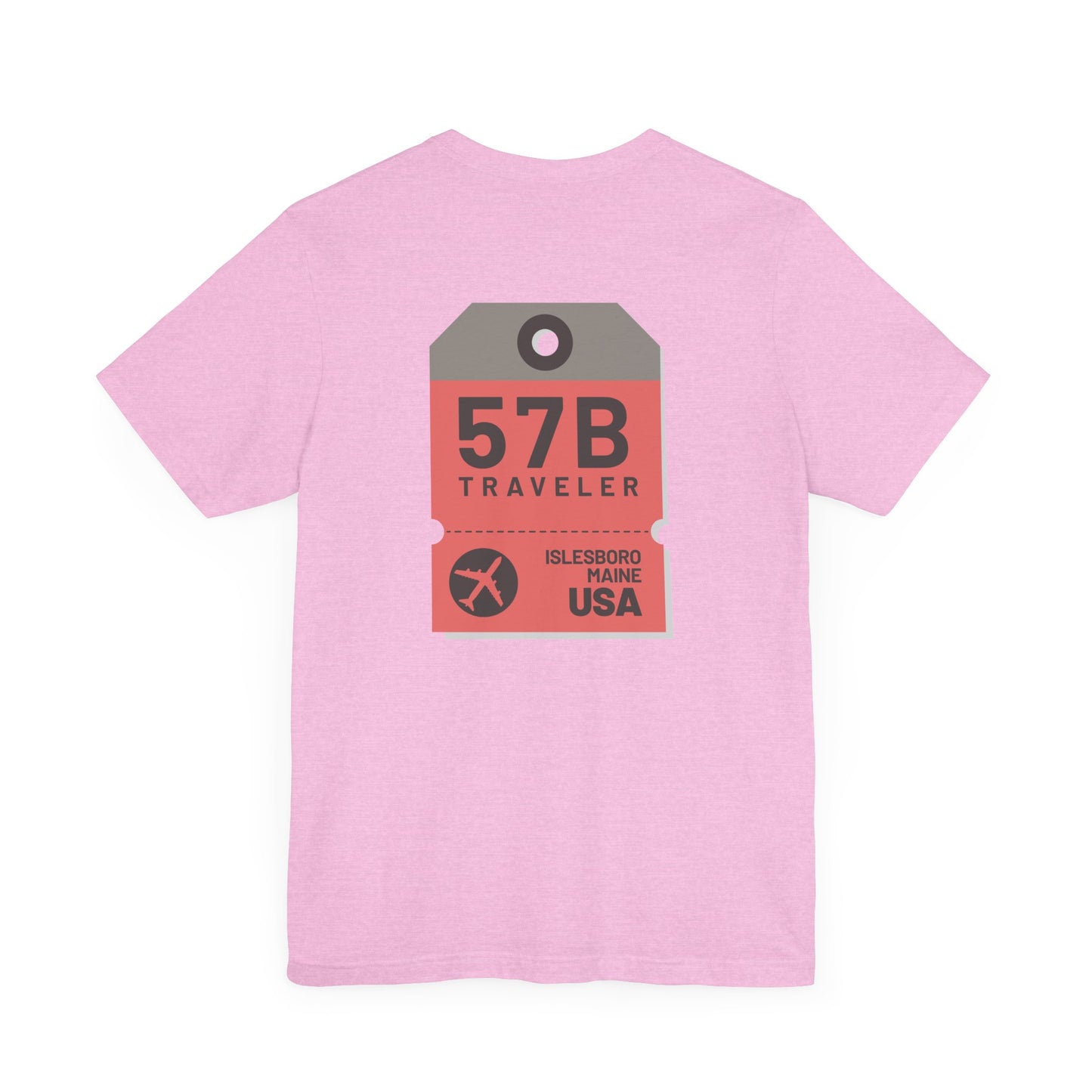 Islesboro Maine Luggage Tag Graphic Tee 57B