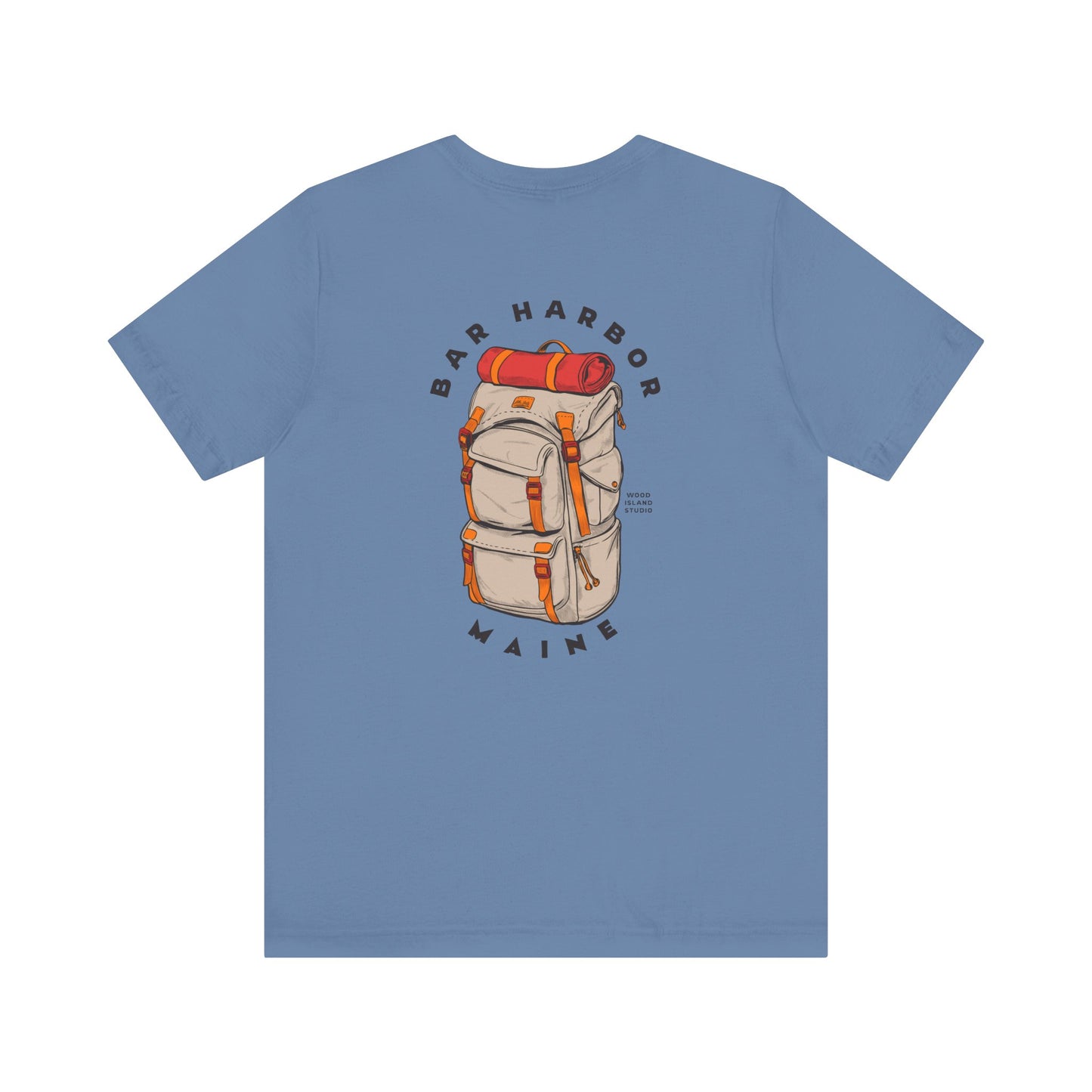 Bar Harbor Maine Backpacking Graphic Tee