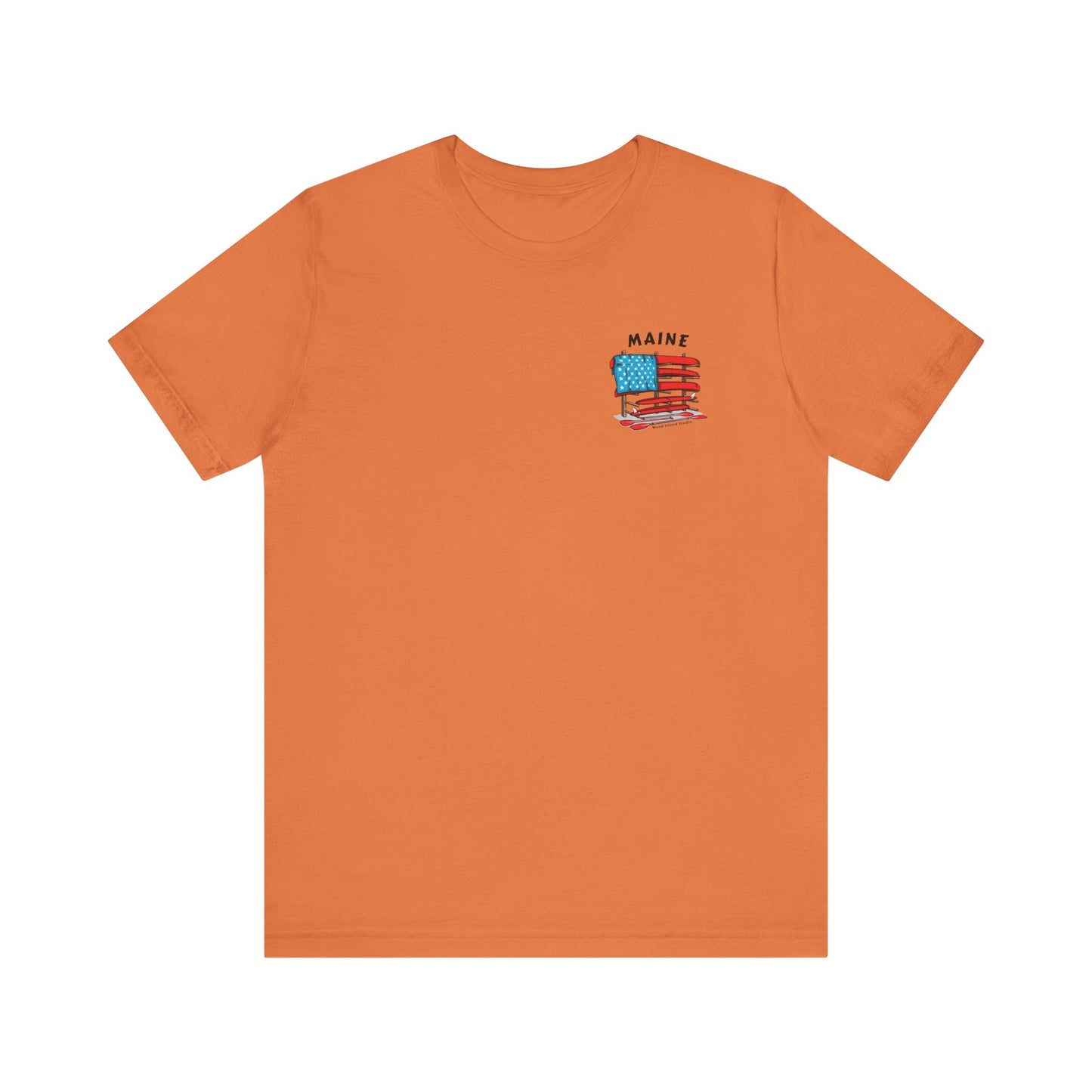 Maine Graphic Unisex Tee - Celebrate Patriotism with Style