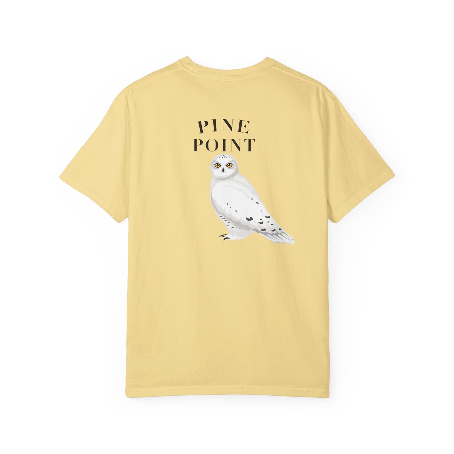 Pine Point Snowy Owl Tee – Comfort Colors 1717