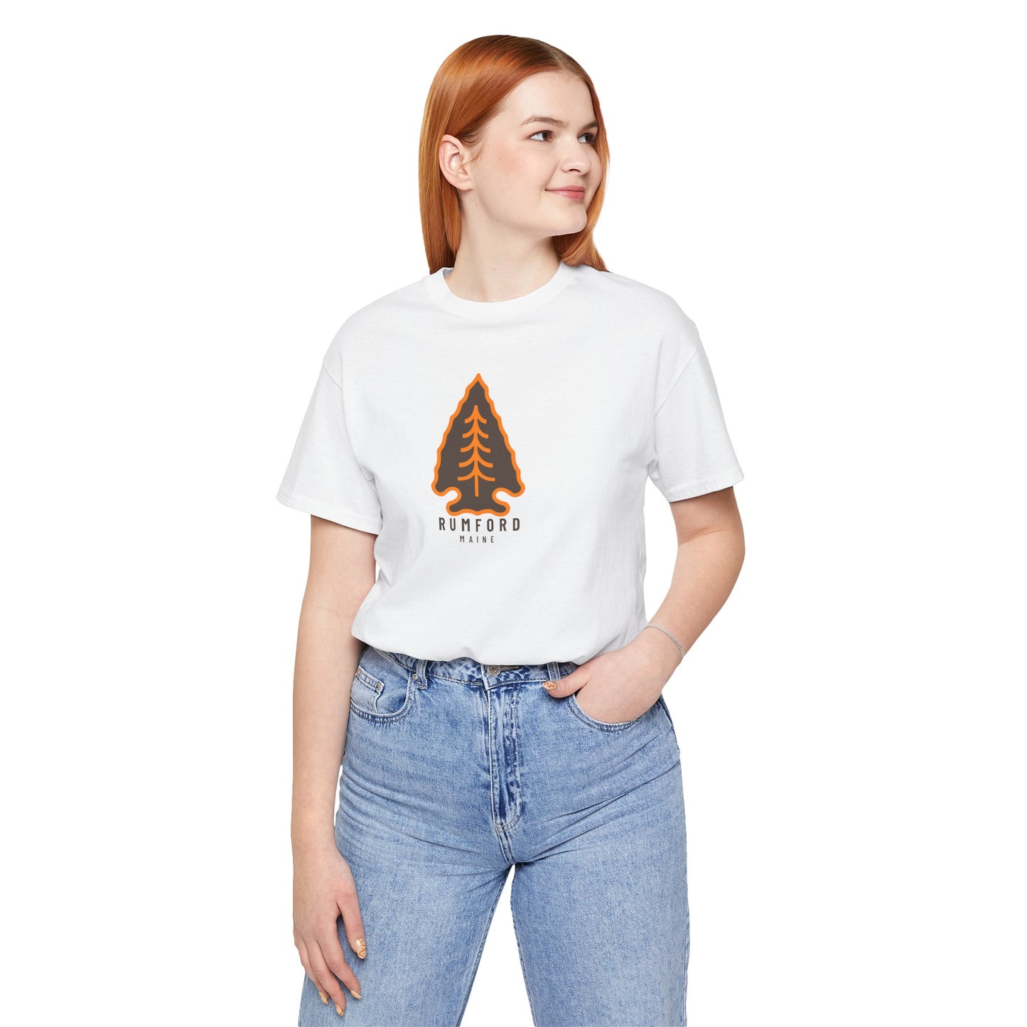 Rumford Maine Arrowhead Graphic Tee - Unisex Short Sleeve T-Shirt