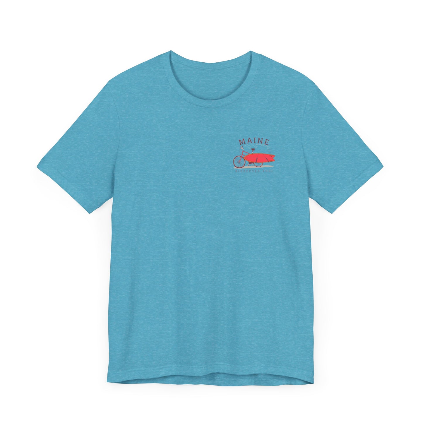 Biddeford Pool Maine Vintage Bike Surf Tee - Unisex Jersey Short Sleeve T-Shirt