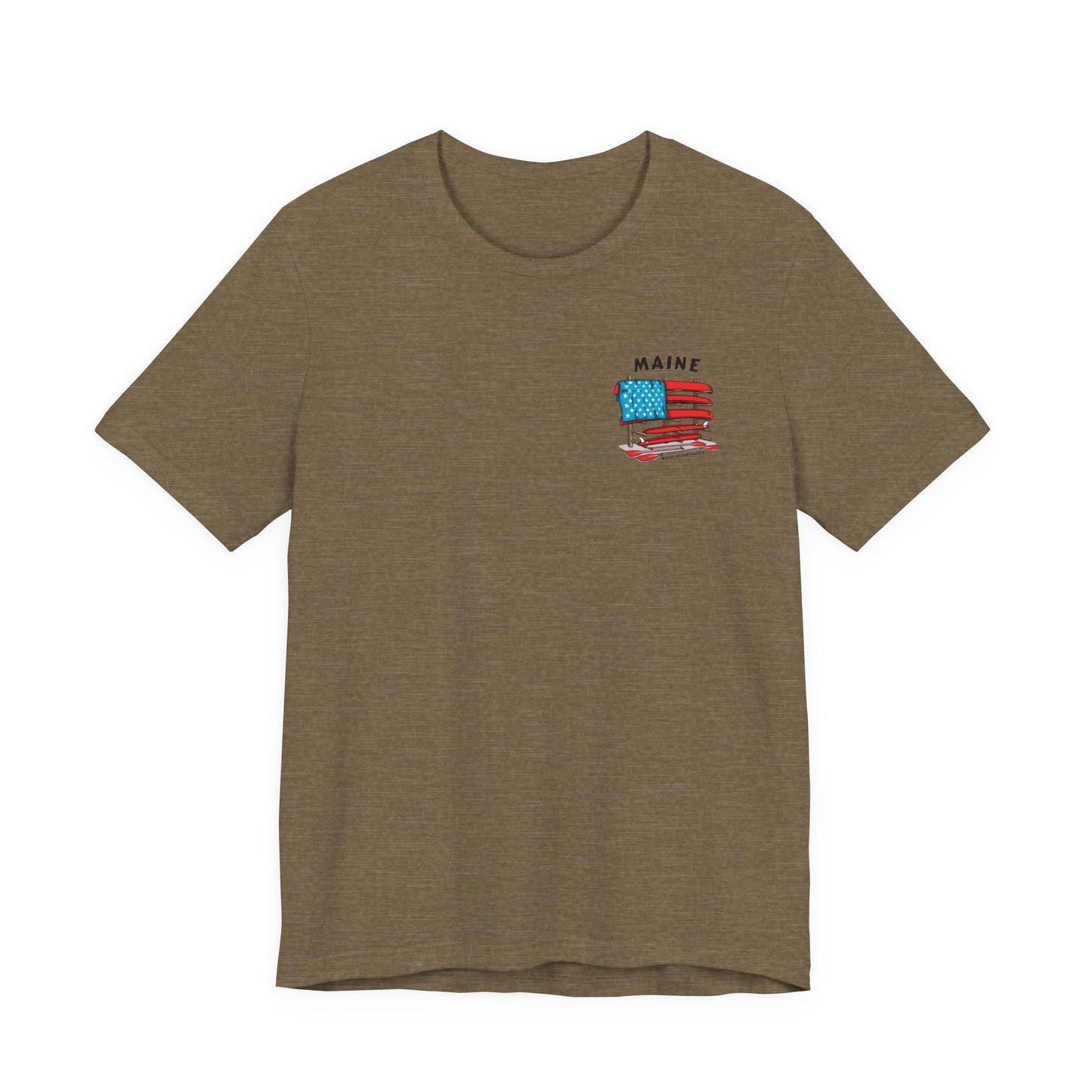 Maine Graphic Unisex Tee - Celebrate Patriotism with Style