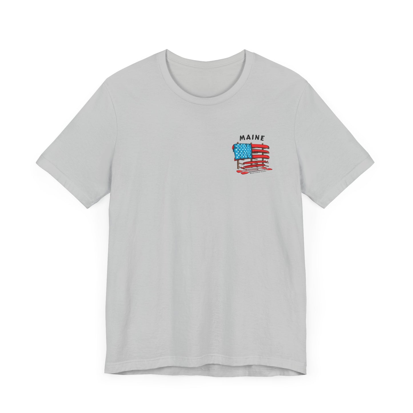 Maine Graphic Unisex Tee - Celebrate Patriotism with Style