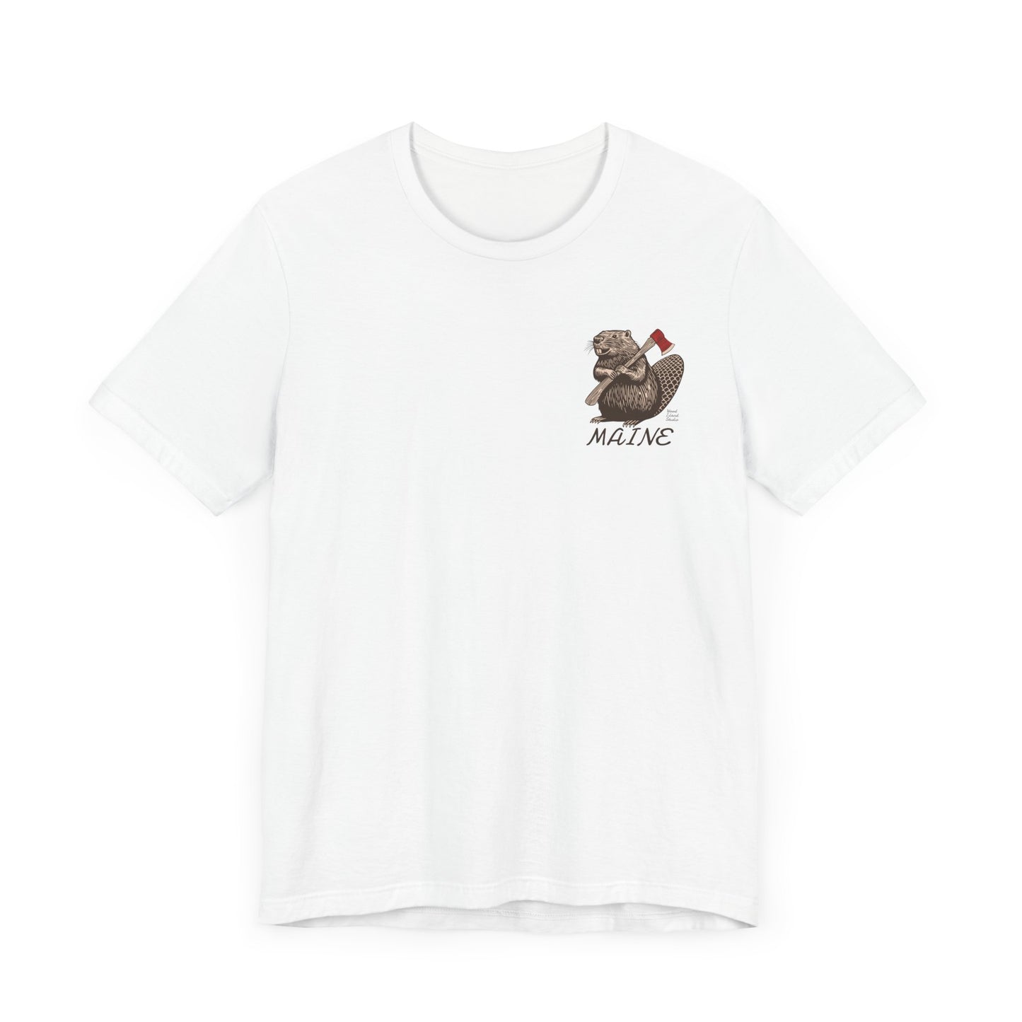 Beaver Axe Maine Graphic Unisex Tee