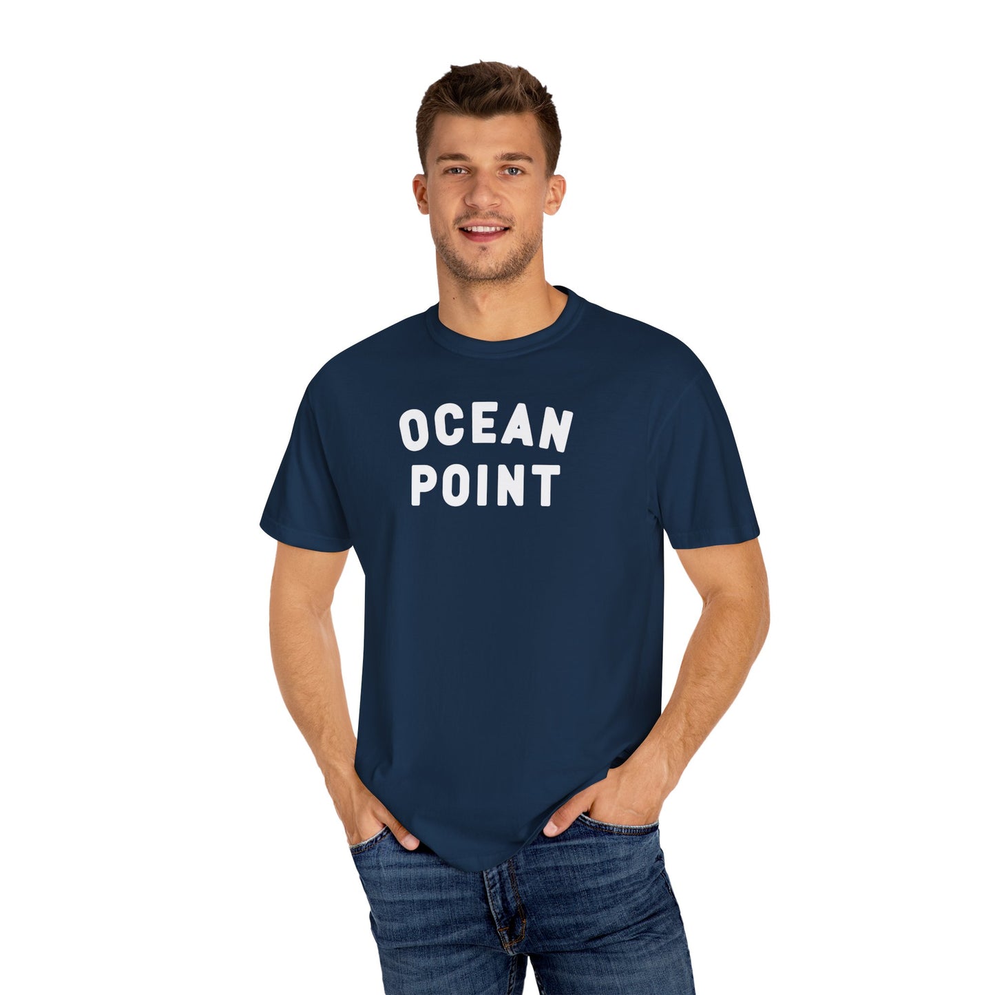 Maine's Top Spots - T-shirt - OCEAN POINT - BOOTHBAY