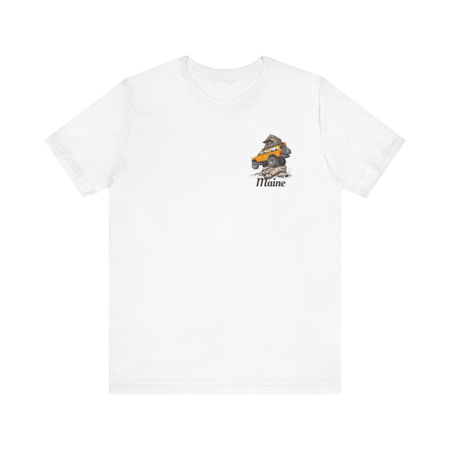 Offroad Maine Camping Graphic Unisex Tee