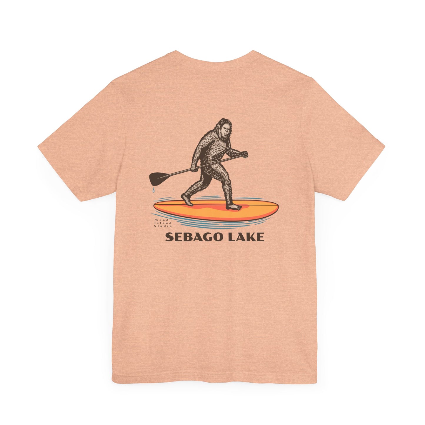 Sebago Lake Sasquatch Adventure Tee - Unisex Jersey Short Sleeve T-Shirt