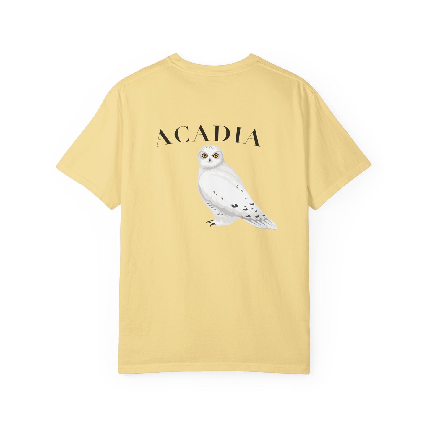 Acadia National Park Snowy Owl Tee – Comfort Colors 1717
