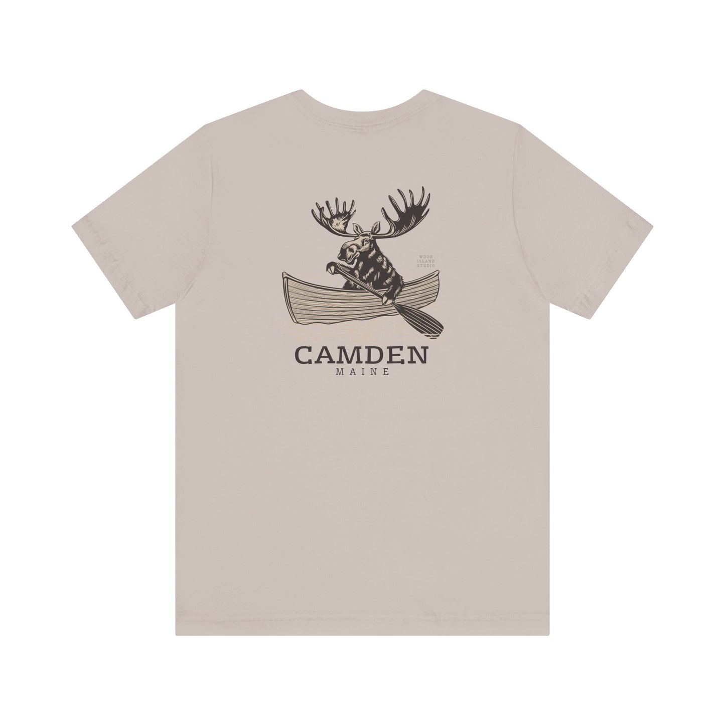 Camden Maine Rowing Moose Graphic Tee
