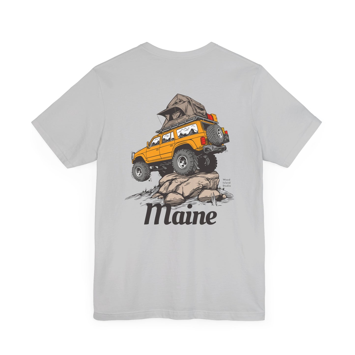 Offroad Maine Camping Graphic Unisex Tee