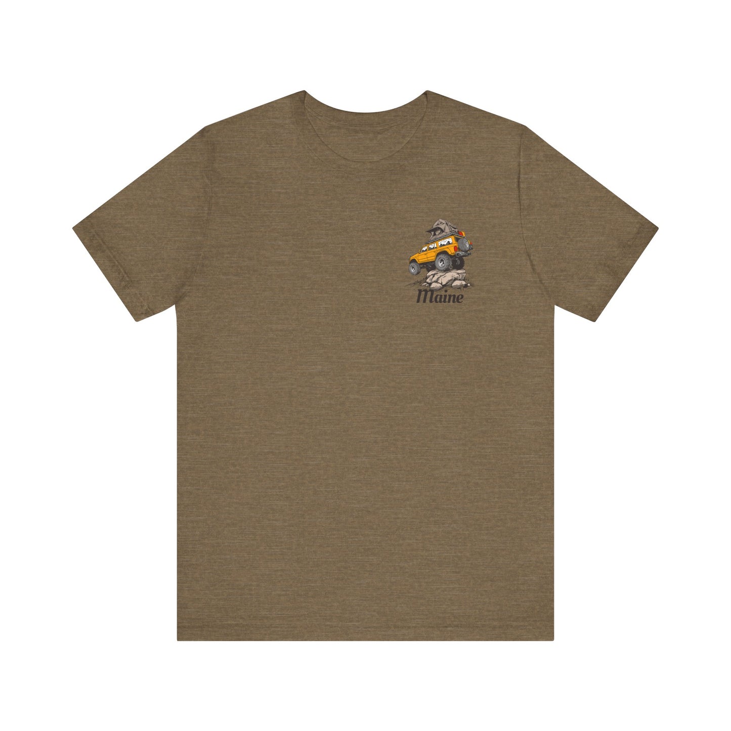 Offroad Maine Camping Graphic Unisex Tee