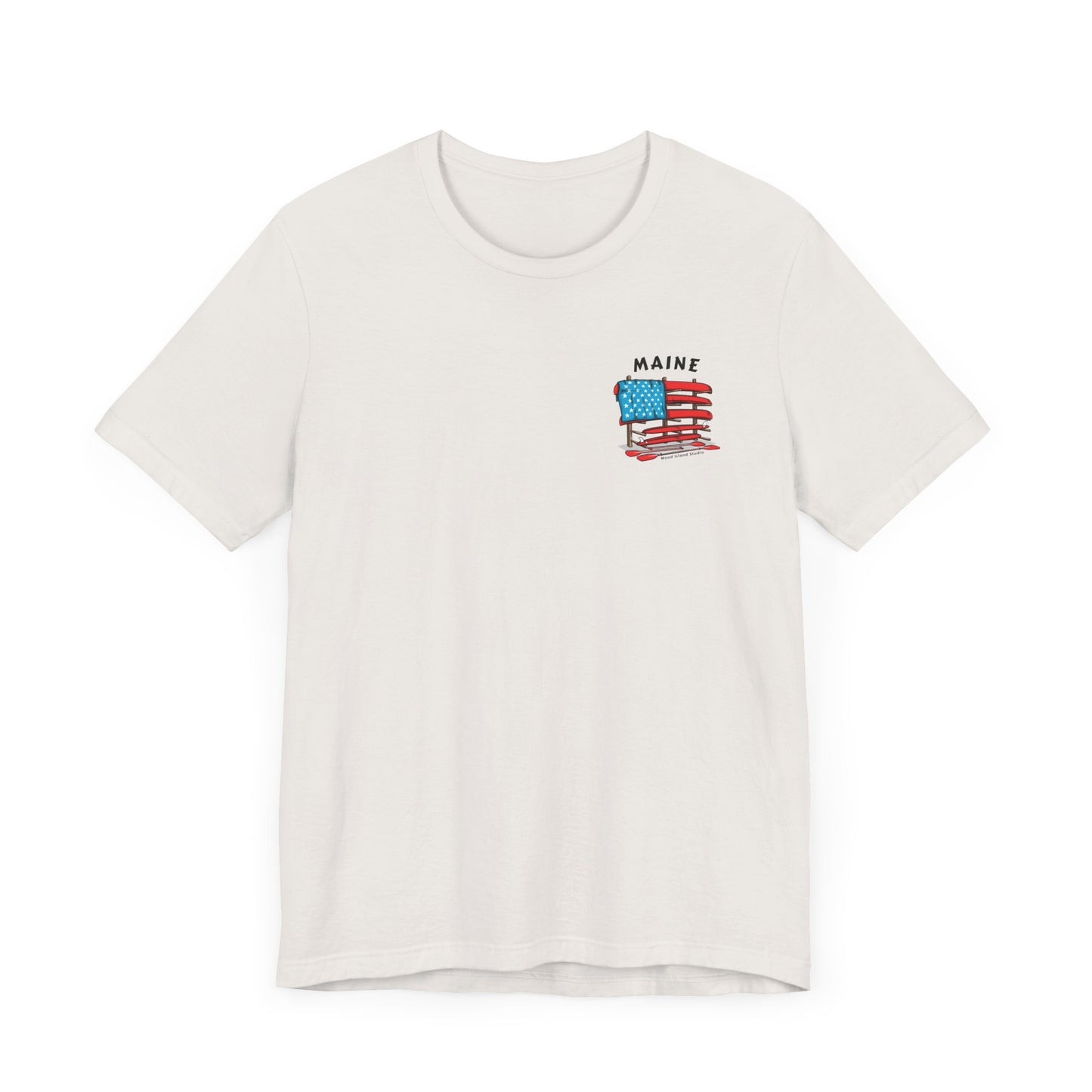Maine Graphic Unisex Tee - Celebrate Patriotism with Style