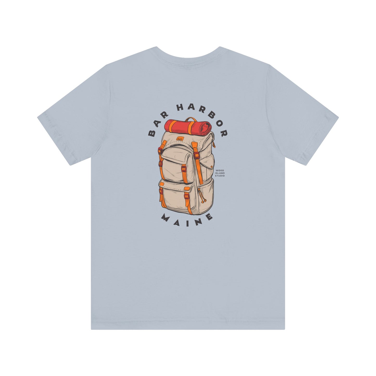 Bar Harbor Maine Backpacking Graphic Tee