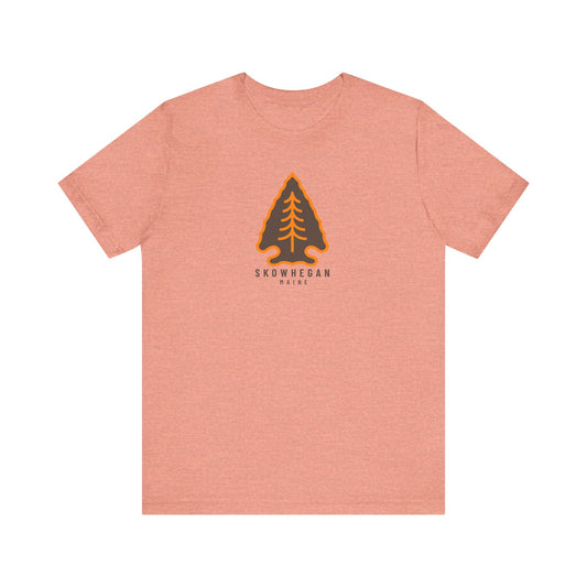 Skowhegan Maine Arrowhead Graphic Tee - Unisex Short Sleeve T-Shirt