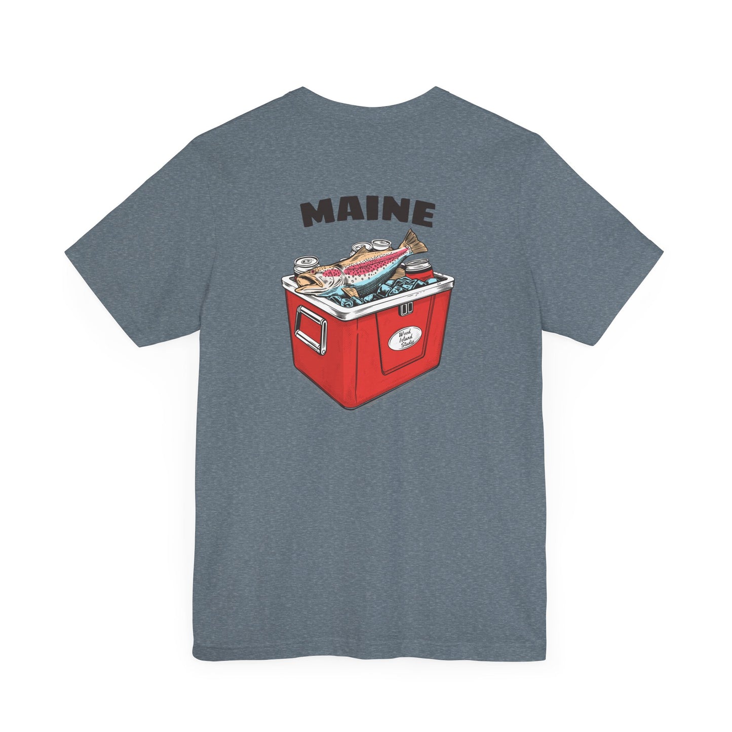 Maine FIsh Camp Graphic Unisex Tee