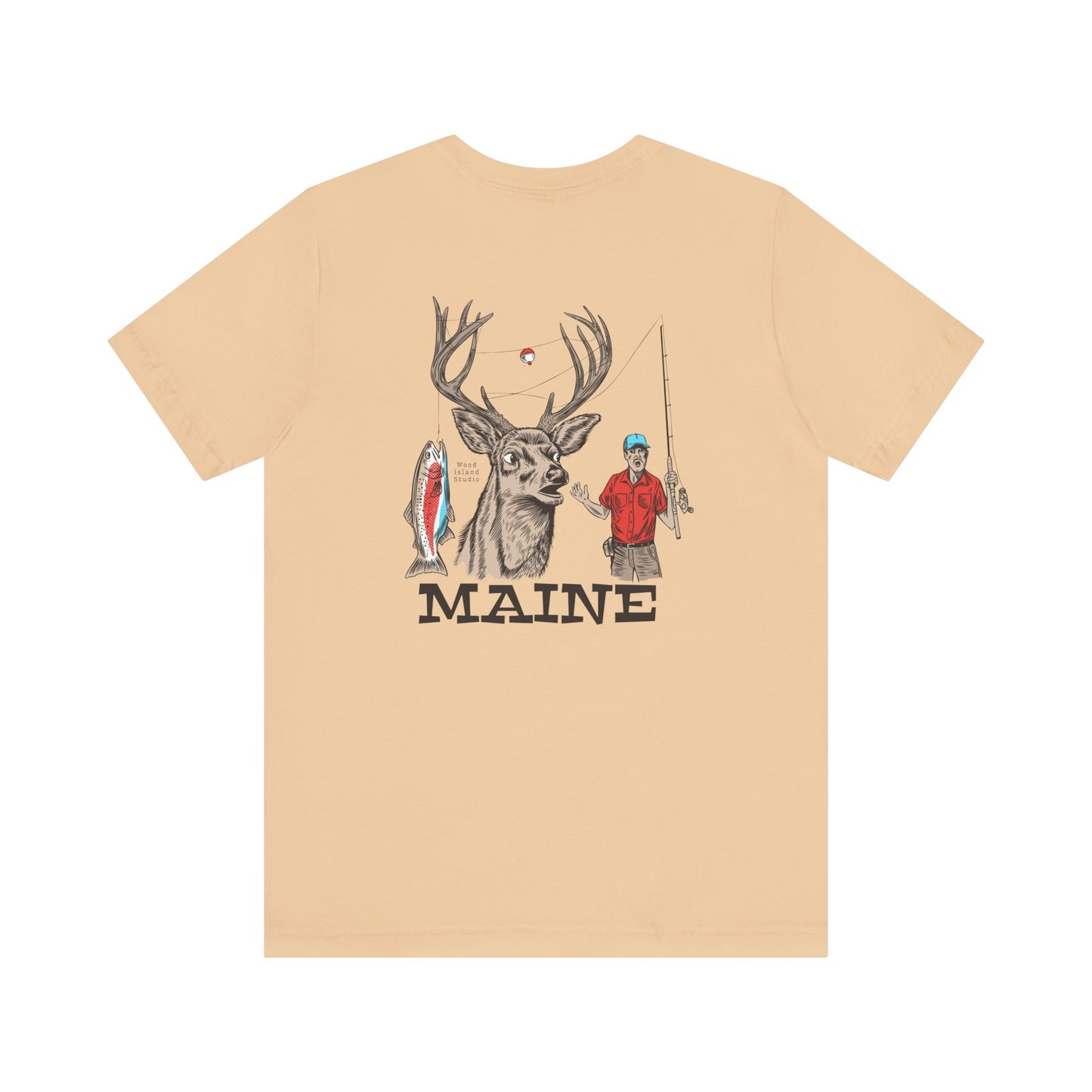 Maine Sportsman Graphic Unisex Tee