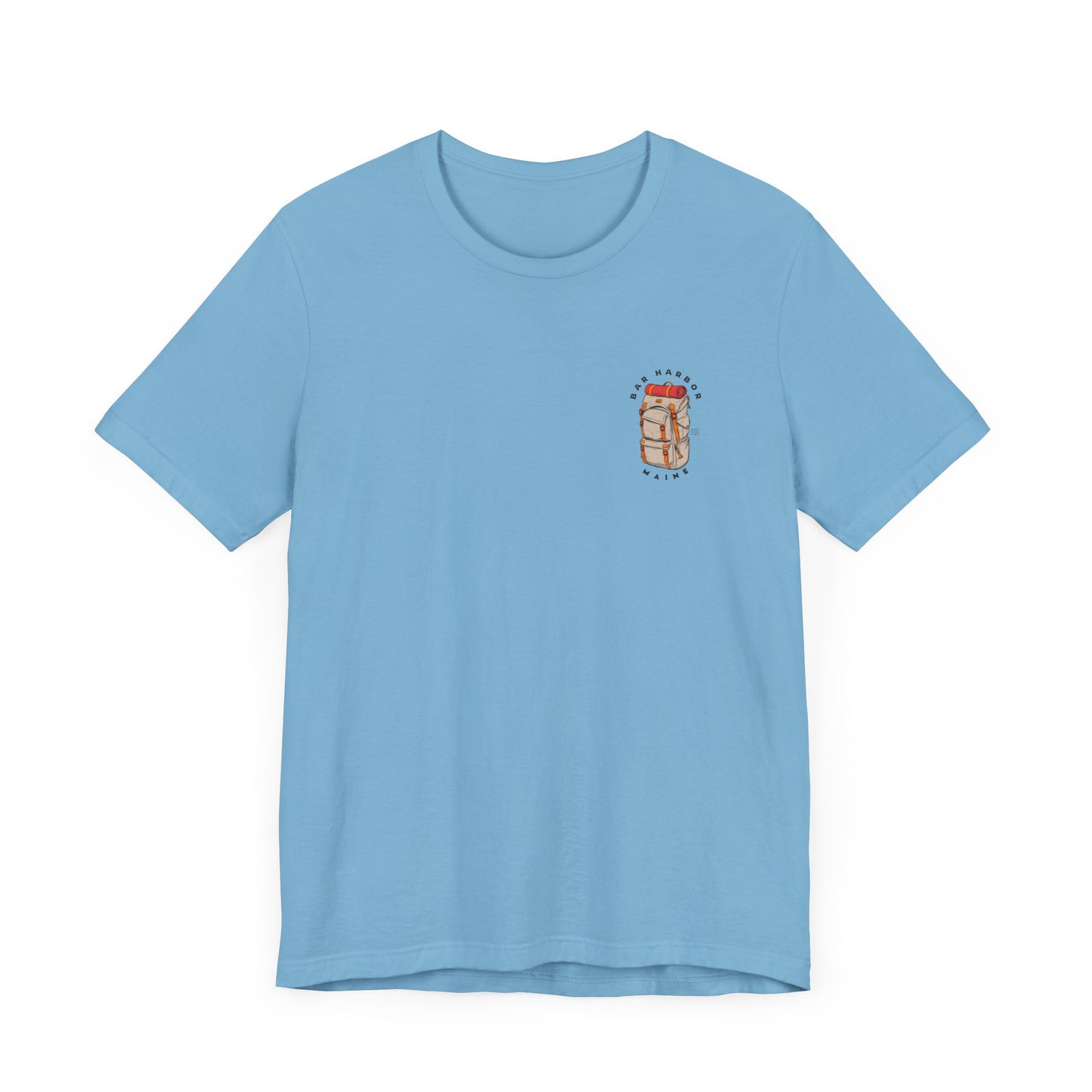 Bar Harbor Maine Backpacking Graphic Tee