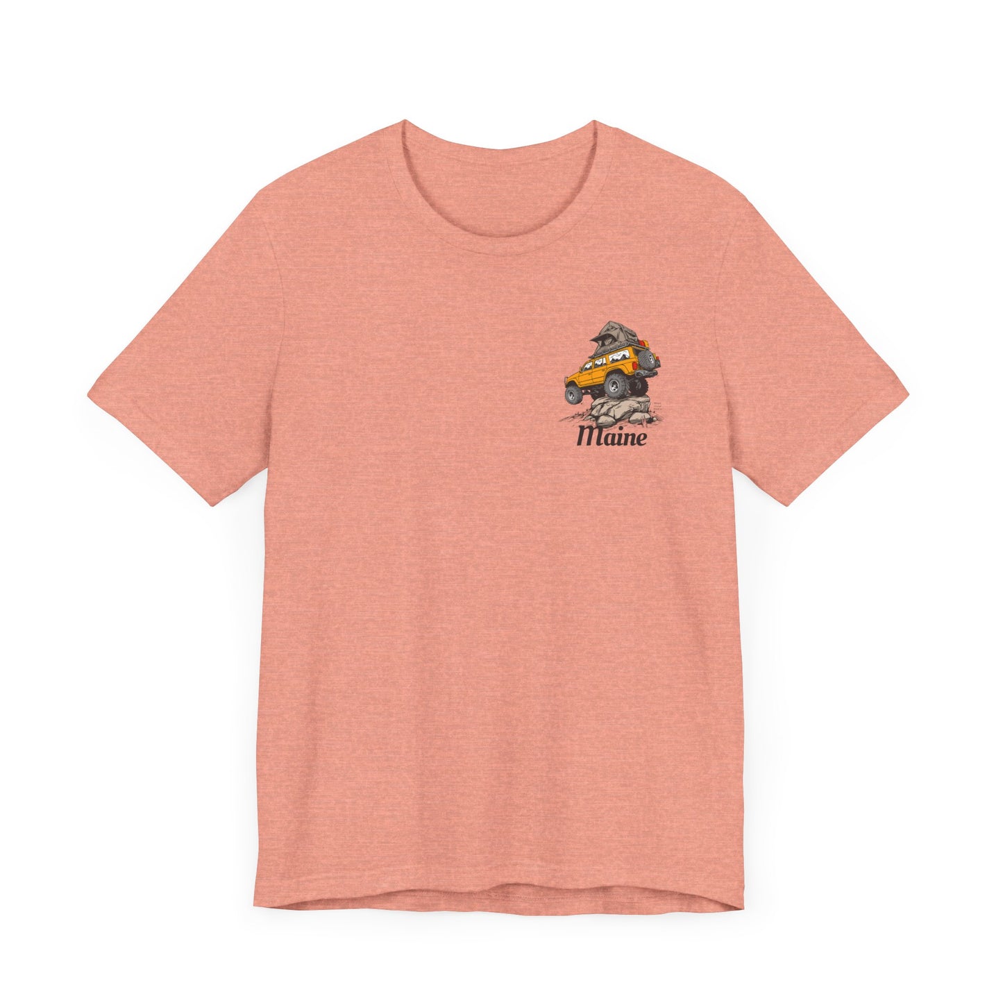 Offroad Maine Camping Graphic Unisex Tee