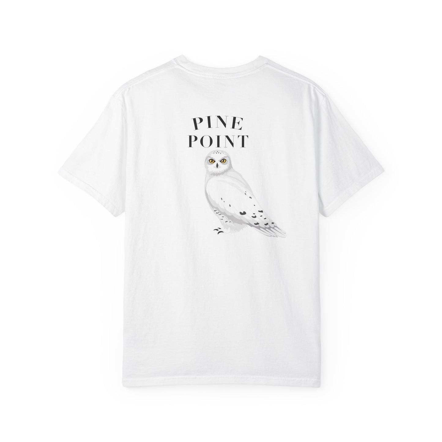 Pine Point Snowy Owl Tee – Comfort Colors 1717