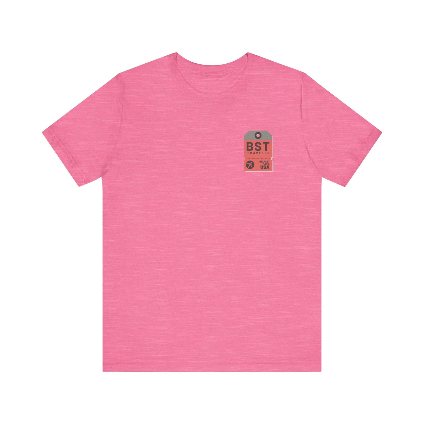 Belfast Maine Luggage Tag Graphic Tee BST