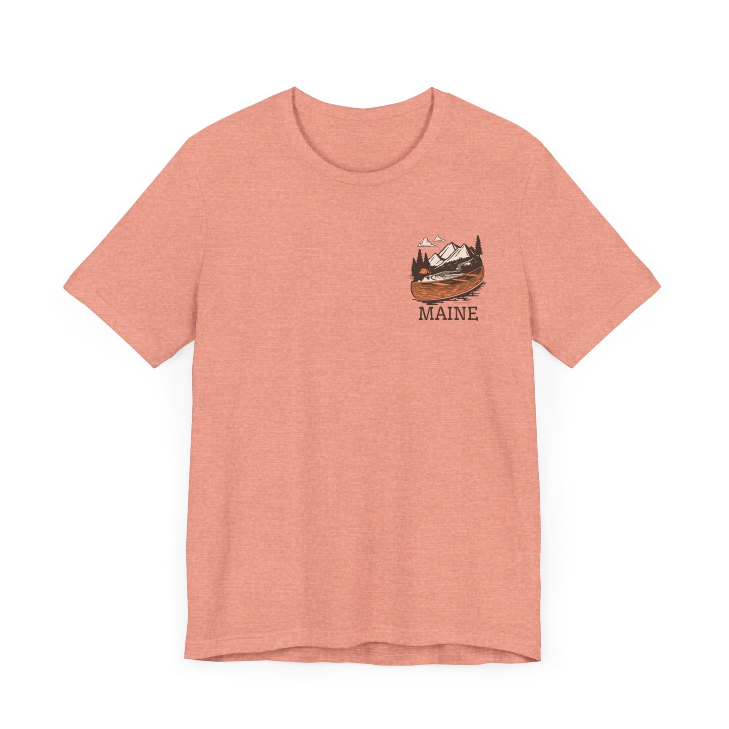 Canoeing in Maine Graphic Unisex Tee