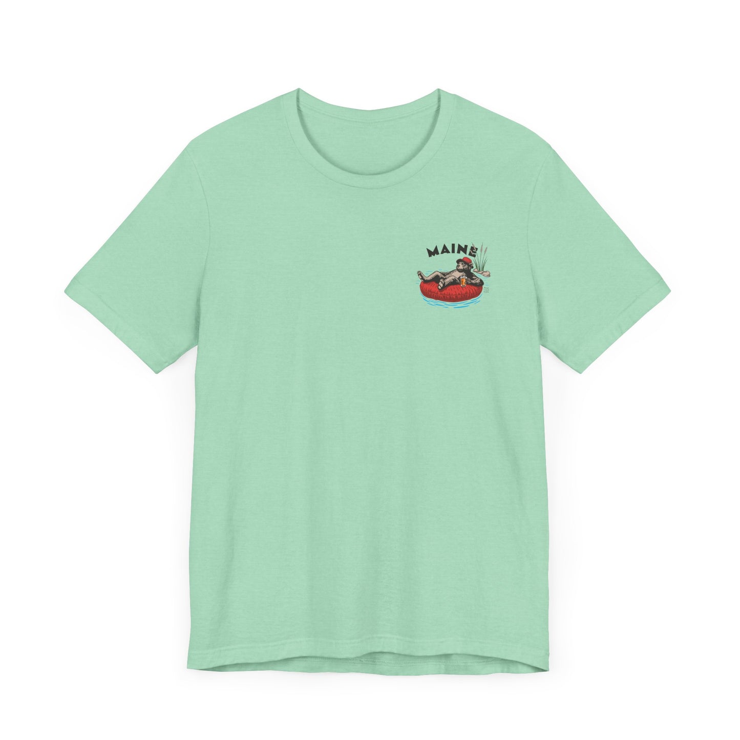 Portland Maine Rafting Bear Graphic Tee