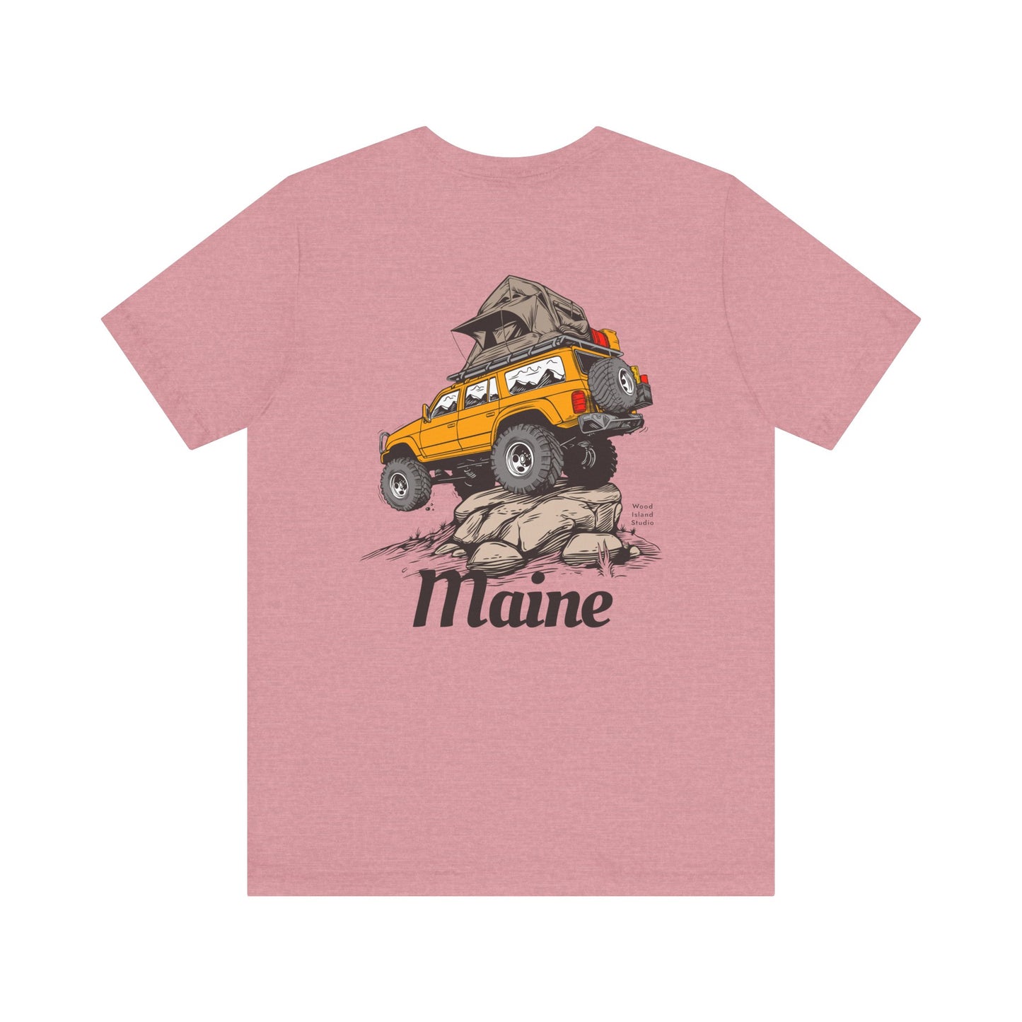 Offroad Maine Camping Graphic Unisex Tee