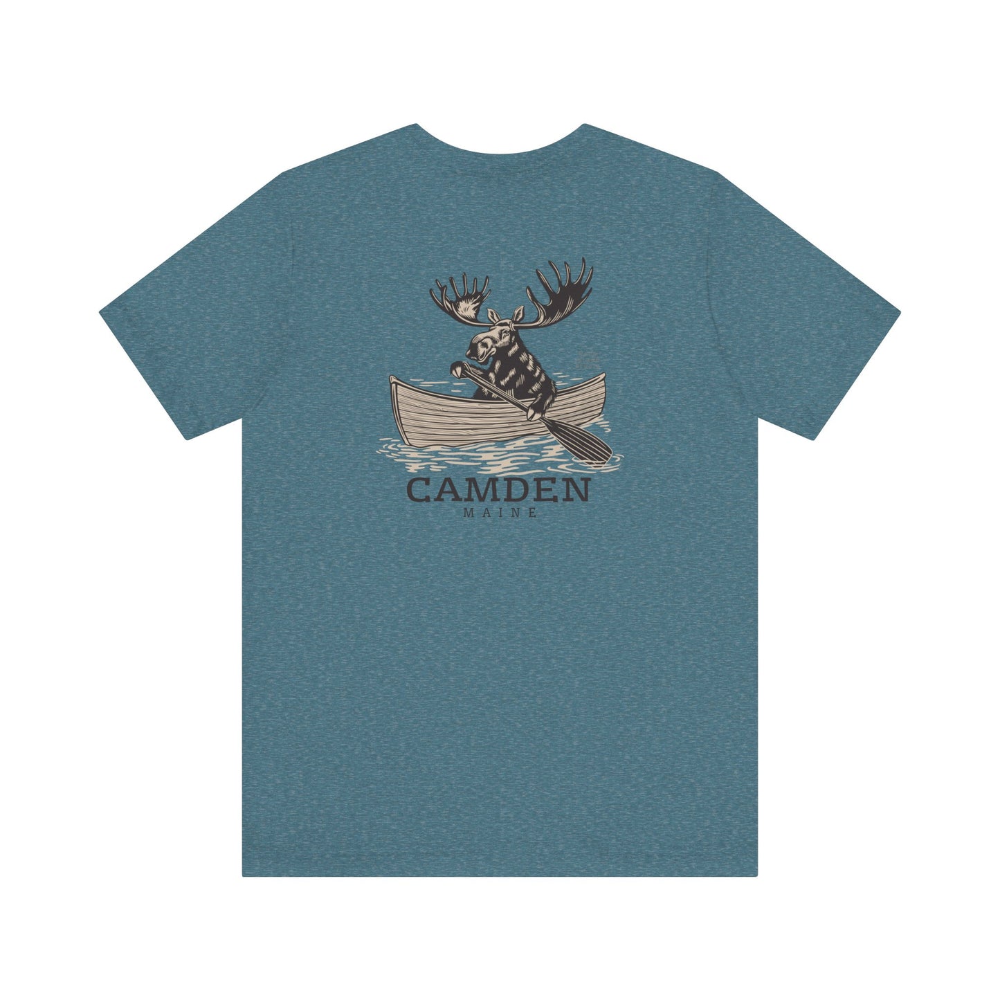 Camden Maine Rowing Moose Graphic Tee